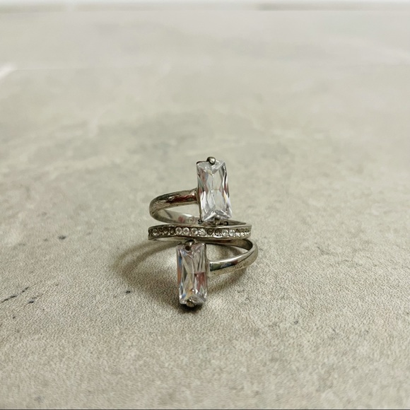 Chloe + Isabel Cocktail Hour CZ Spiral Wrap Ring - Picture 4 of 5